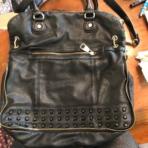 Good condition black Steve Madden studded bag